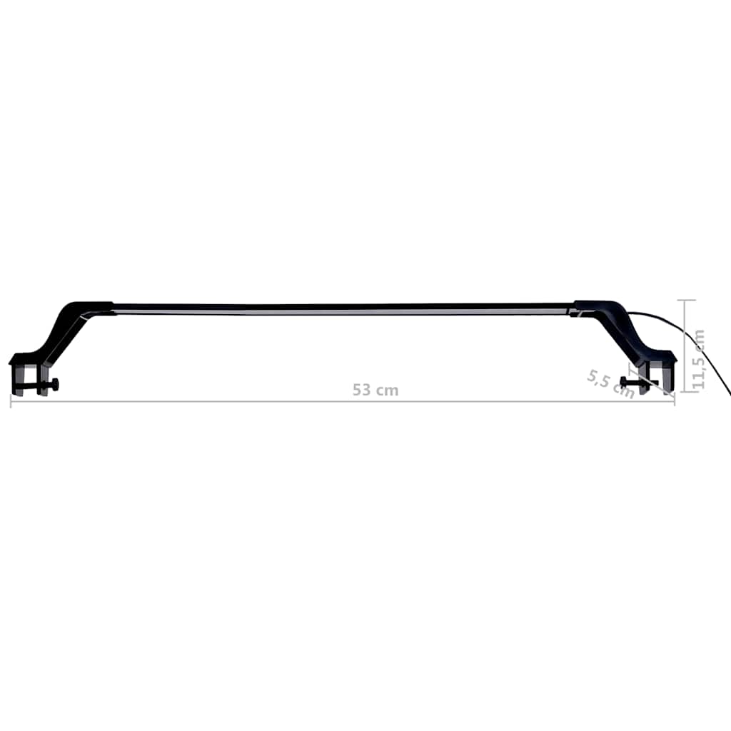 Luce a LED per Acquario con Morsetti 55-70 cm Blu e Bianco - homemem39