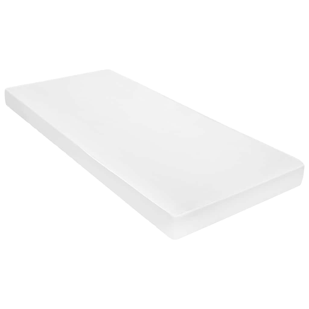 Materasso 80x200 cm 7 Zone Schiuma di Poliuretano 10 cm H2 H3 - homemem39