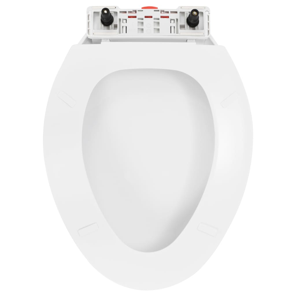 Copriwater Ammortizzato a Sgancio Rapido Bianco - homemem39