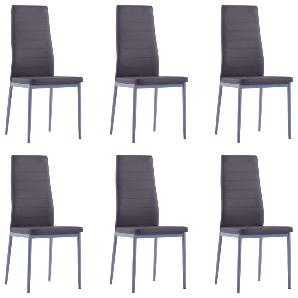 Set da Pranzo 7 pz Grigio - homemem39