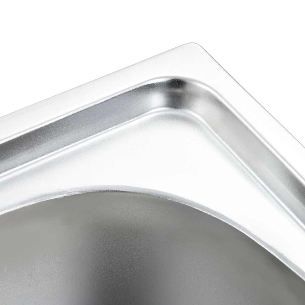 Double Kitchen Sink with Stainless Steel Filter and Siphon