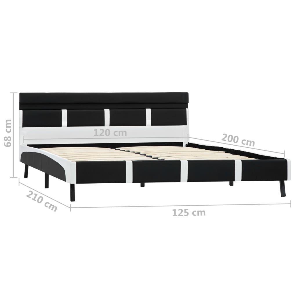 Giroletto con LED Nero in Similpelle 120x200 cm | homemem39