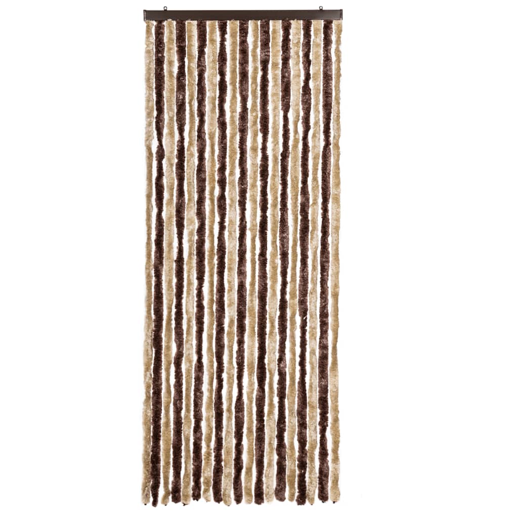 Zanzariera Grigio e Marrone Chiaro 56x185 cm Ciniglia - homemem39
