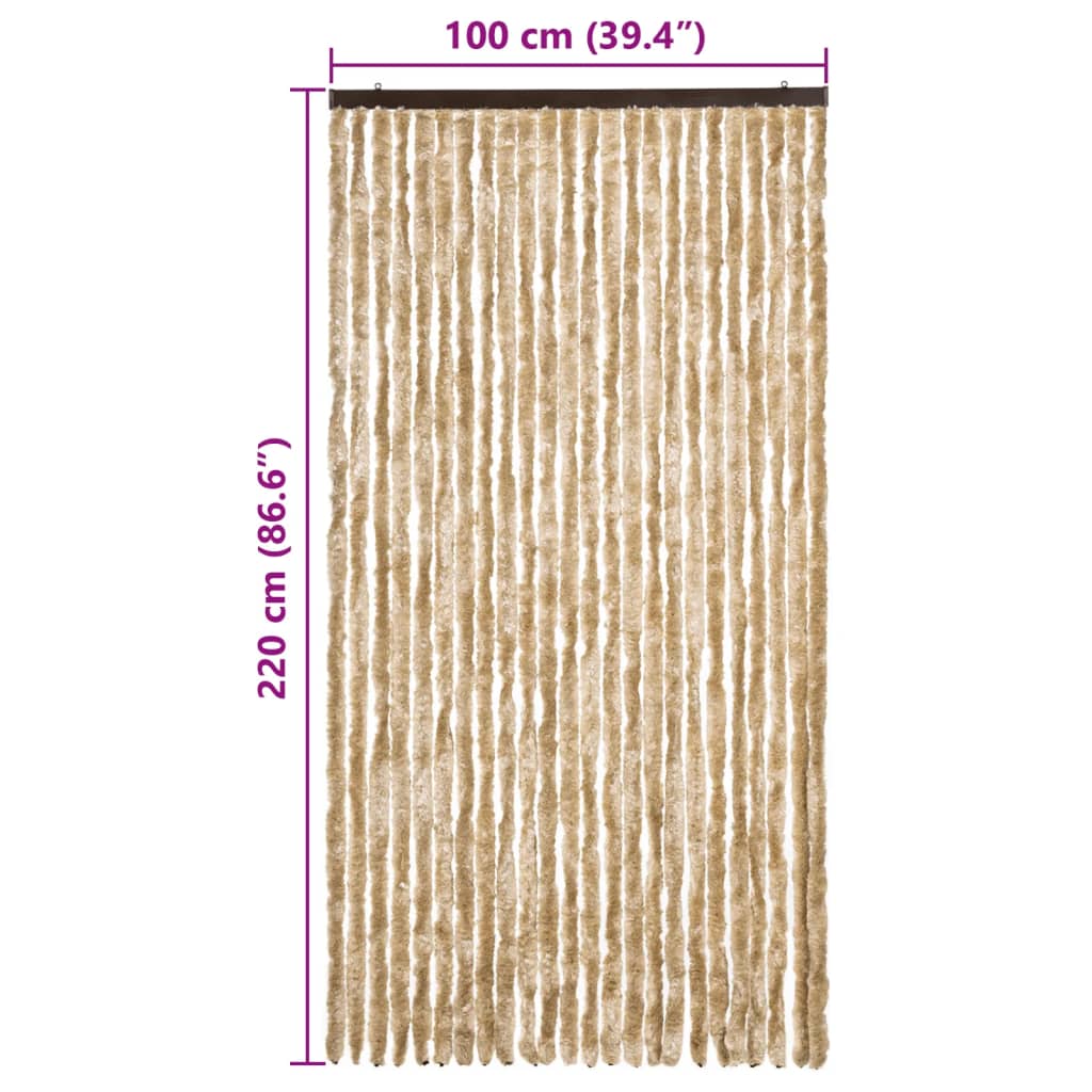 Zanzariera Beige 100x220 cm Ciniglia | homemem39