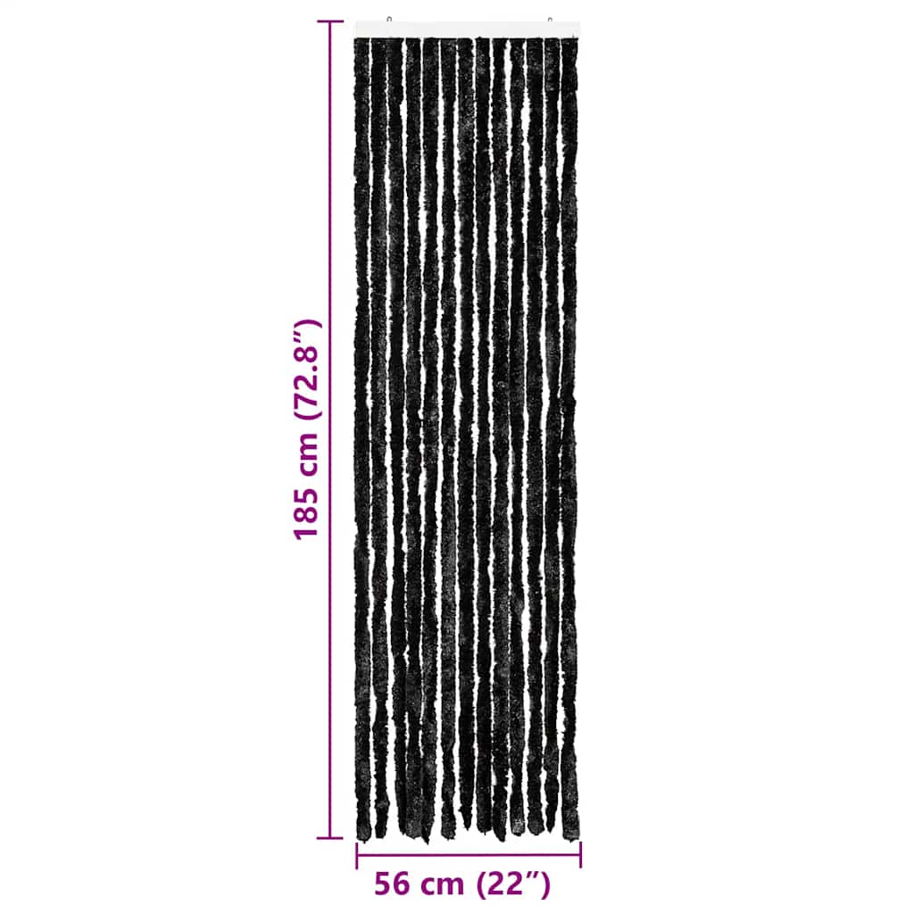 Zanzariera Antracite 56x185 cm Ciniglia | homemem39