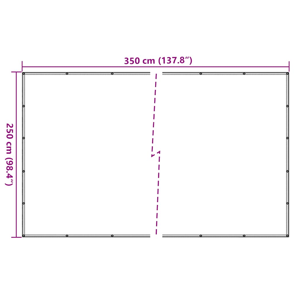 Rete per Rimorchi in HDPE 2,5x3,5 m Nera | homemem39