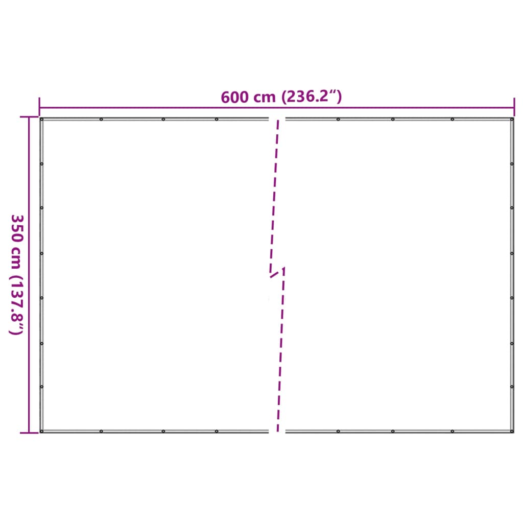 Rete per Container in HDPE 3,5x6 m Nera - homemem39