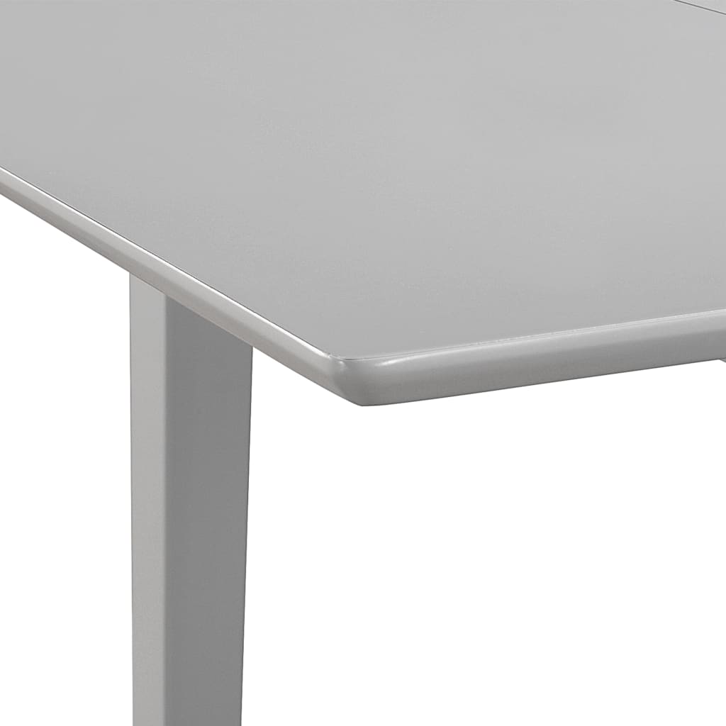 Set da Pranzo 3 pz in MDF Grigio - homemem39