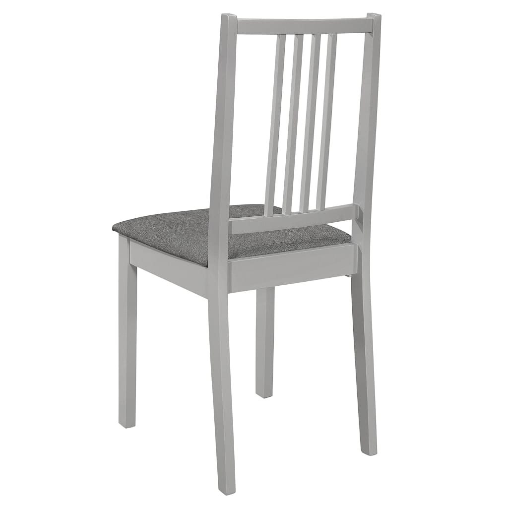 Set da Pranzo 3 pz in MDF Grigio - homemem39