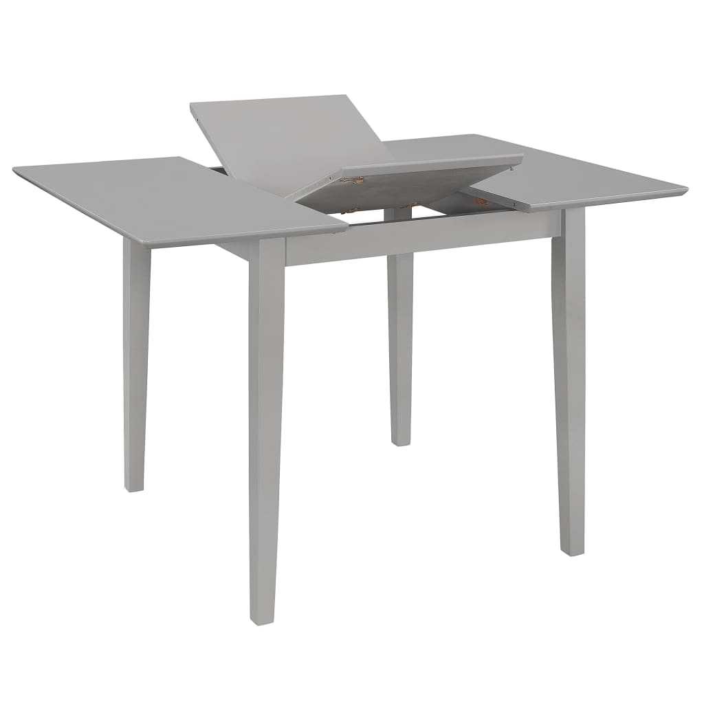 Set per Sala da Pranzo 5 pz in MDF Grigio - homemem39