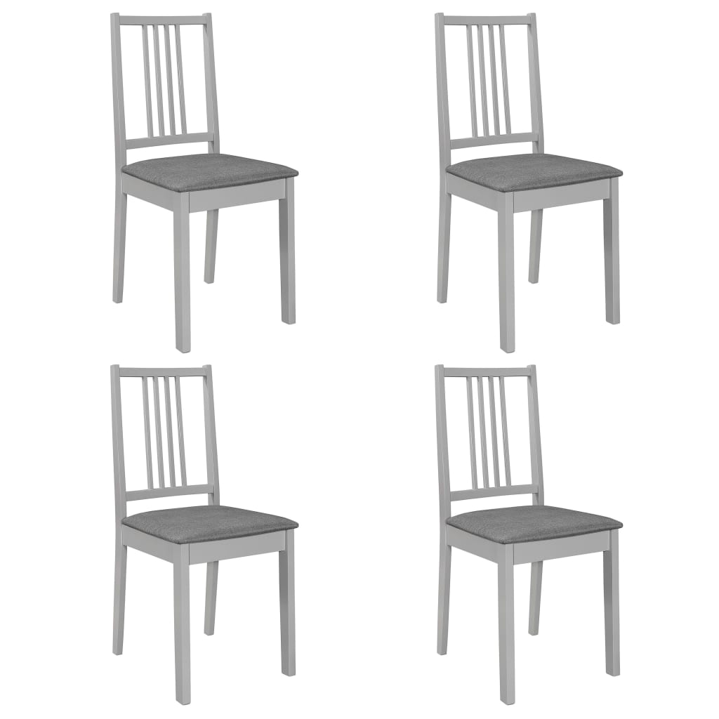Set per Sala da Pranzo 5 pz in MDF Grigio - homemem39
