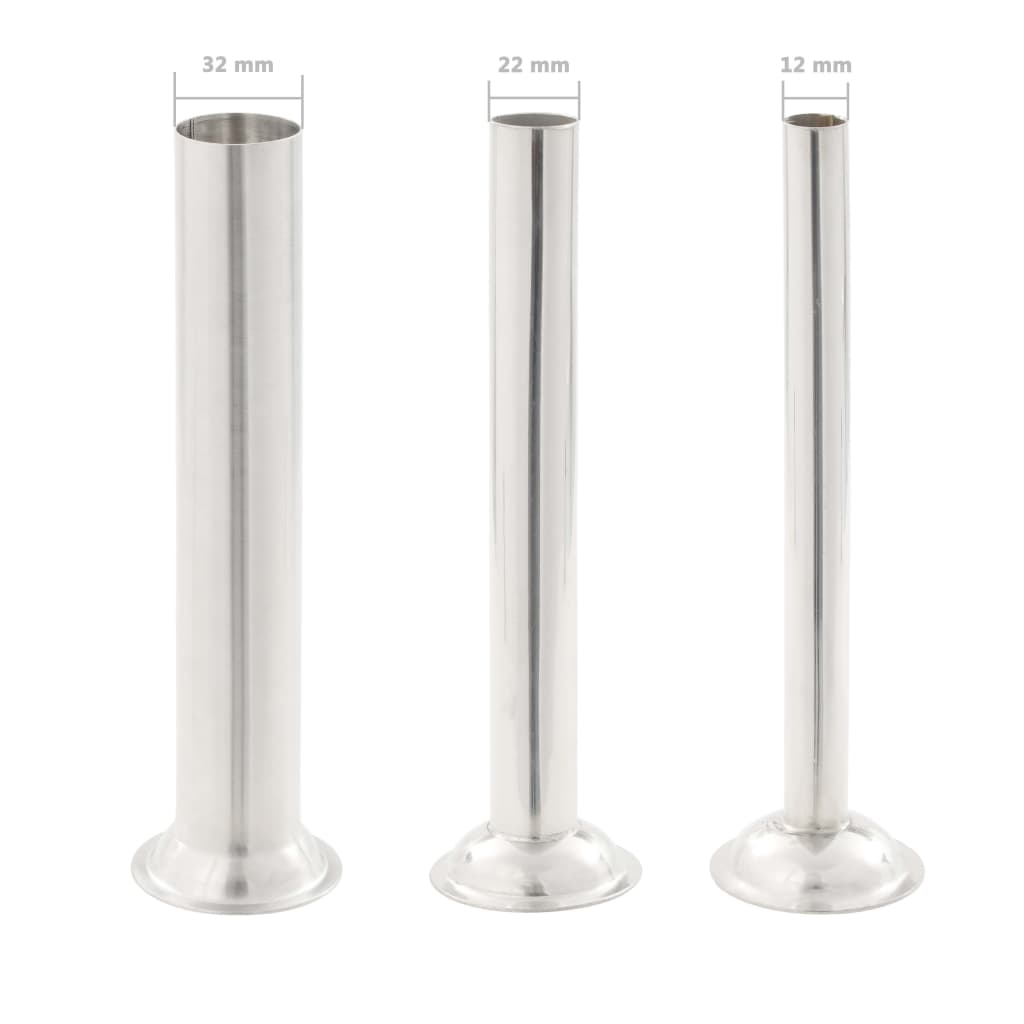 Insaccatrice Manuale Argento 15 L in Acciaio Inossidabile | homemem39
