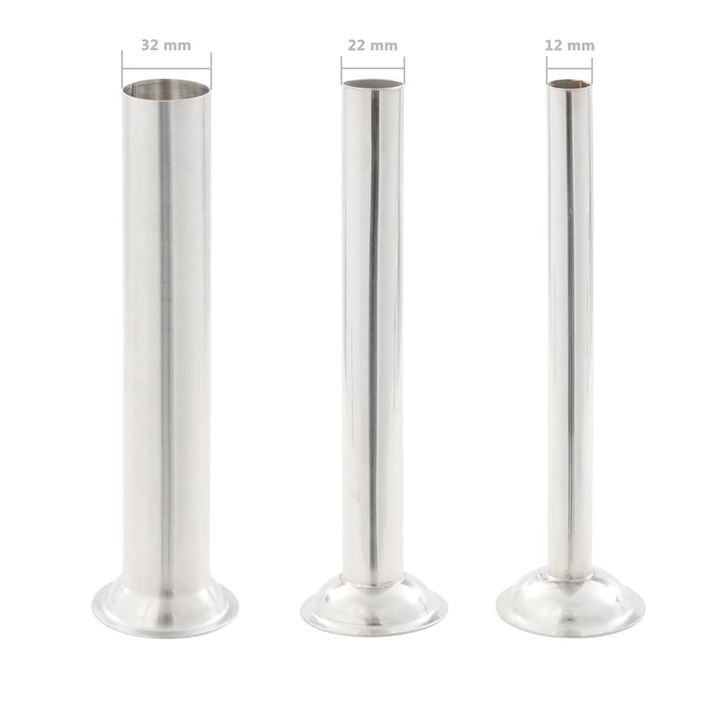 Insaccatrice Manuale Argento 15 L in Acciaio Inossidabile