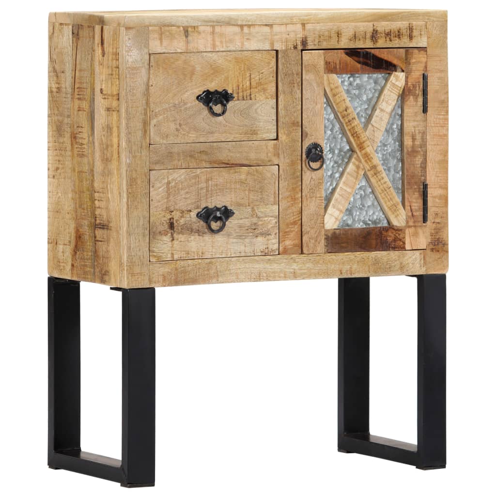 Credenza 60x30x76 cm in Legno Massello di Mango