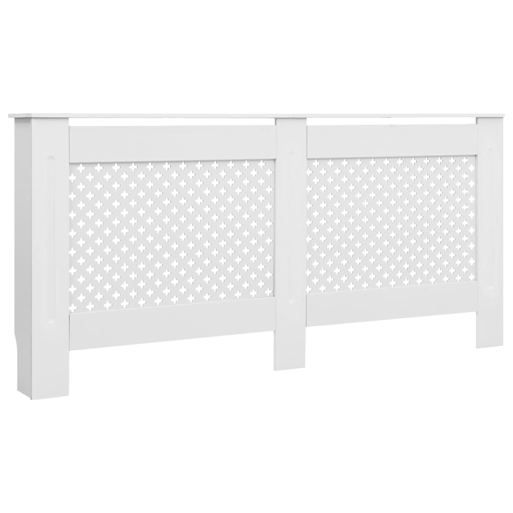 Copertura per Radiatore Bianca 172x19x81,5 cm in MDF - homemem39