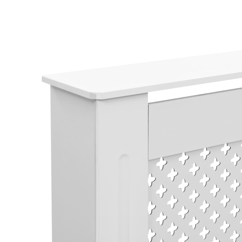 Copertura per Radiatore Bianca 172x19x81,5 cm in MDF - homemem39