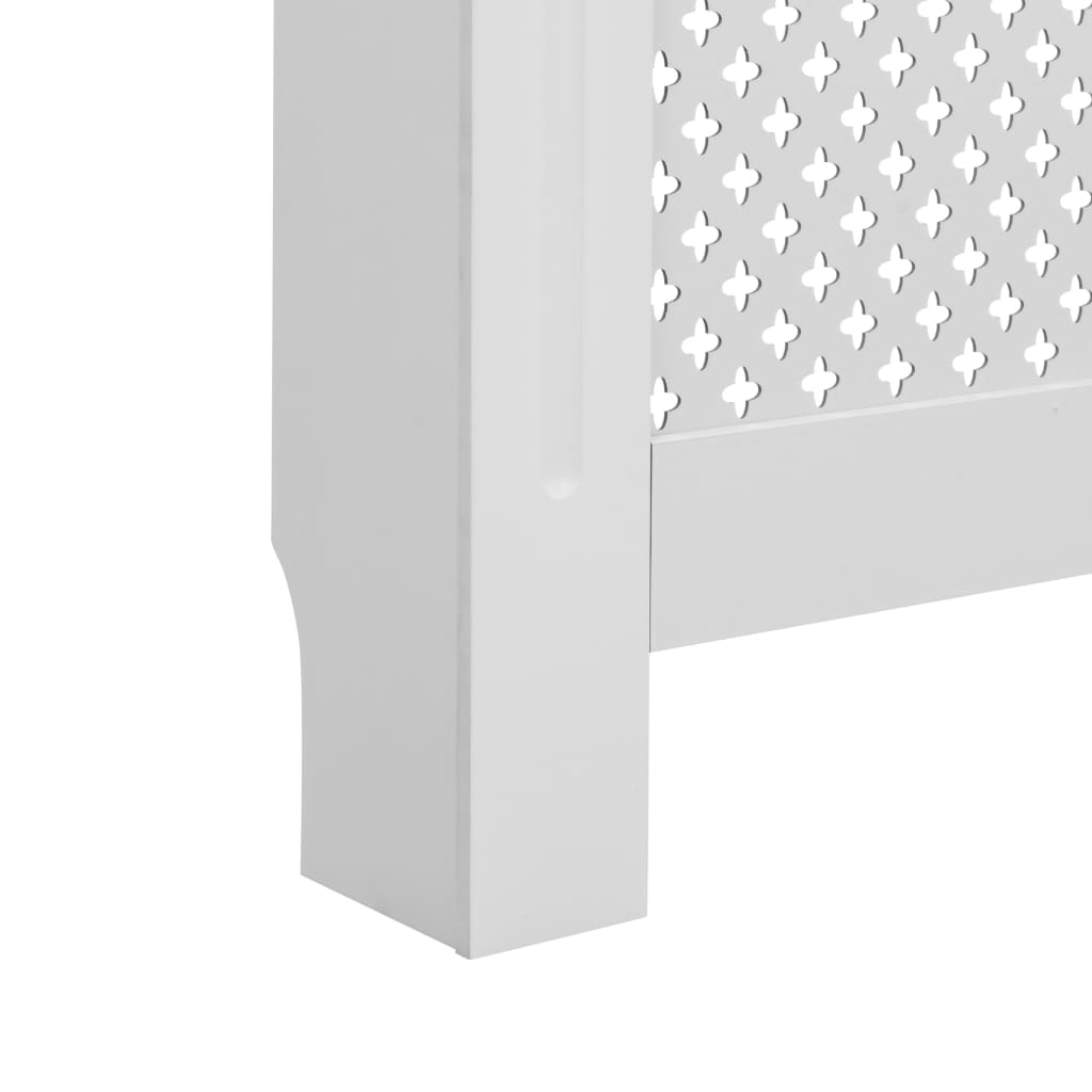Copertura per Radiatore Bianca 172x19x81,5 cm in MDF - homemem39