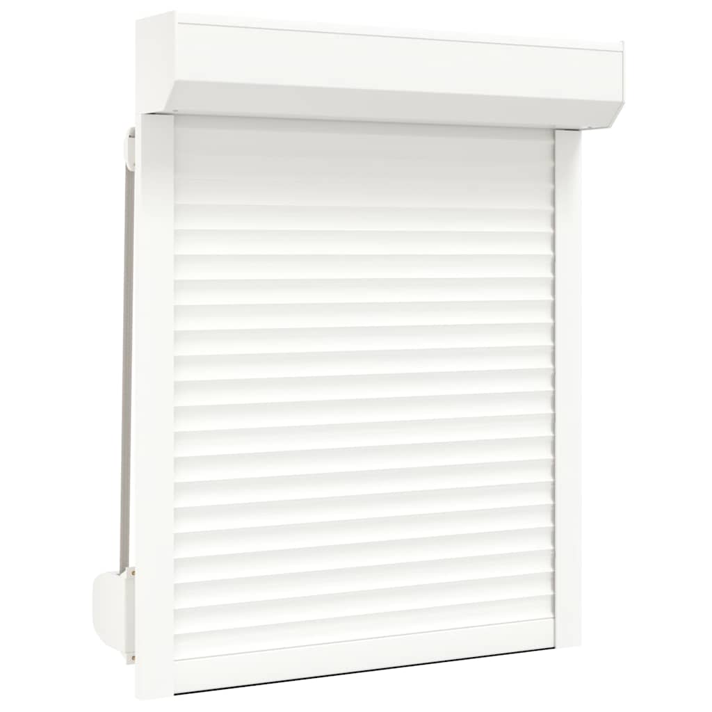 Tapparella Avvolgibile in Alluminio 80x100 cm Bianca - homemem39