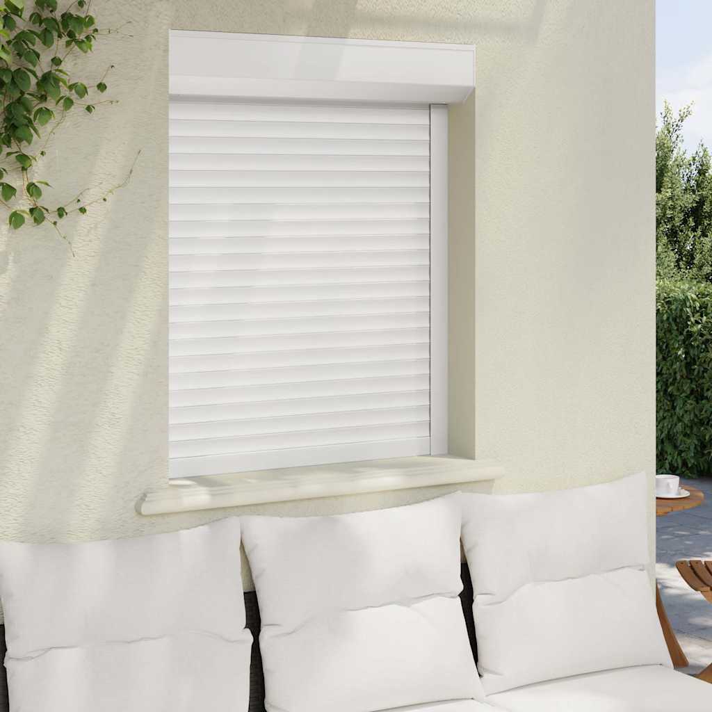 Tapparella Avvolgibile in Alluminio 80x100 cm Bianca - homemem39