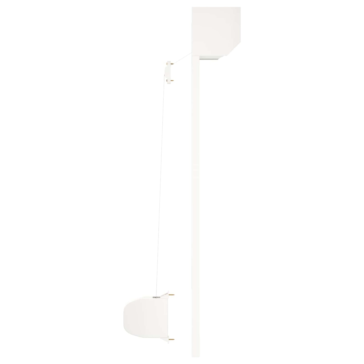 Persiana a rullo Bianco 100 x 100 cm Alluminio e poliuretano | homemem39
