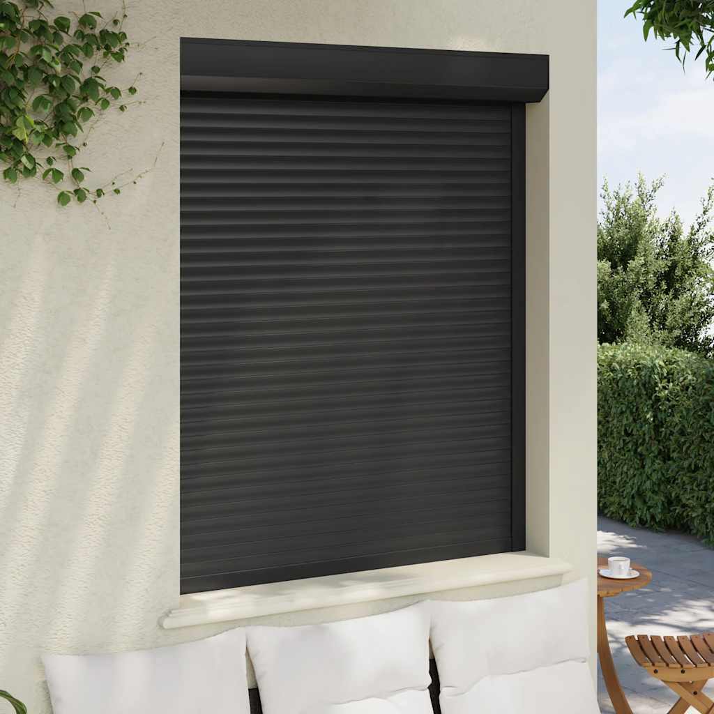 Tapparella Avvolgibile in Alluminio 120x150 cm Antracite - homemem39