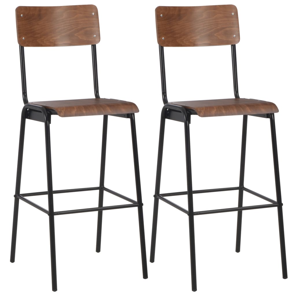 Set da Bar 3 pz in Acciaio Marrone Nero