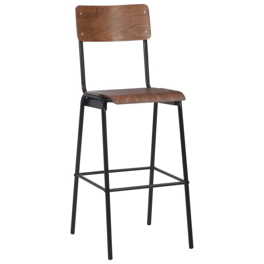 Set da Bar 3 pz in Acciaio Marrone Nero