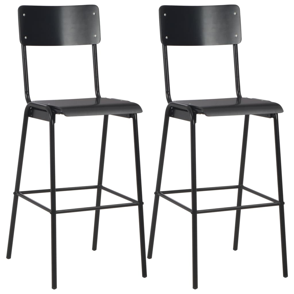 Set da Bar 3 pz in Acciaio Nero