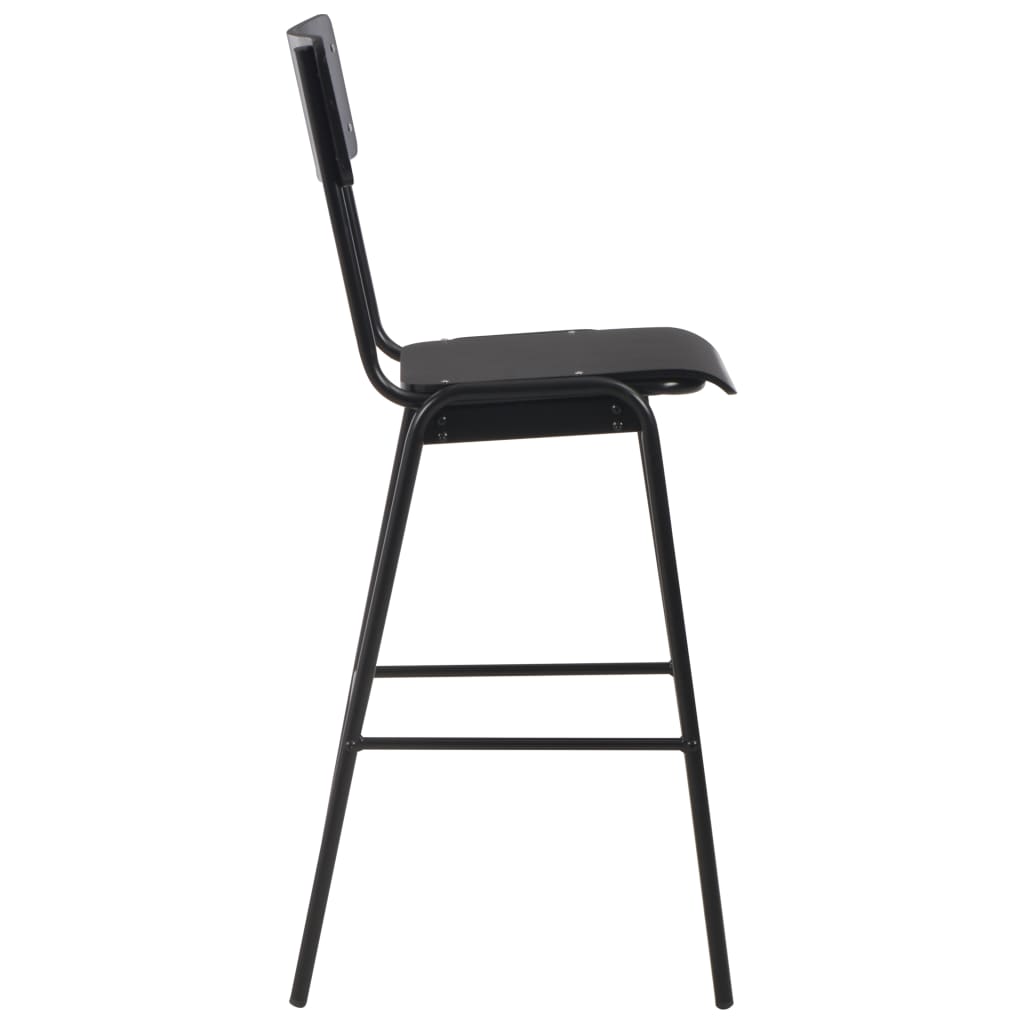 Set da Bar 3 pz in Acciaio Nero
