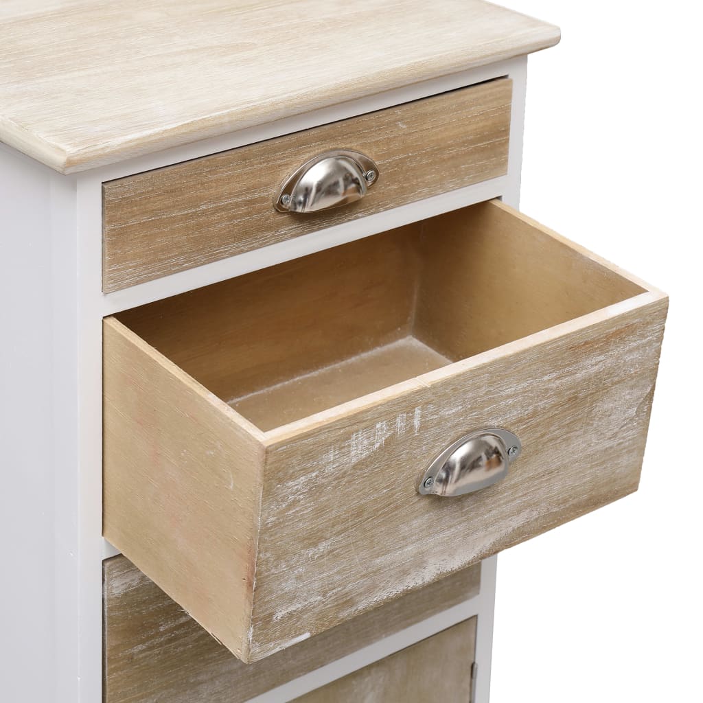 Mobiletto 38x28x86 cm in Legno di Paulownia - homemem39