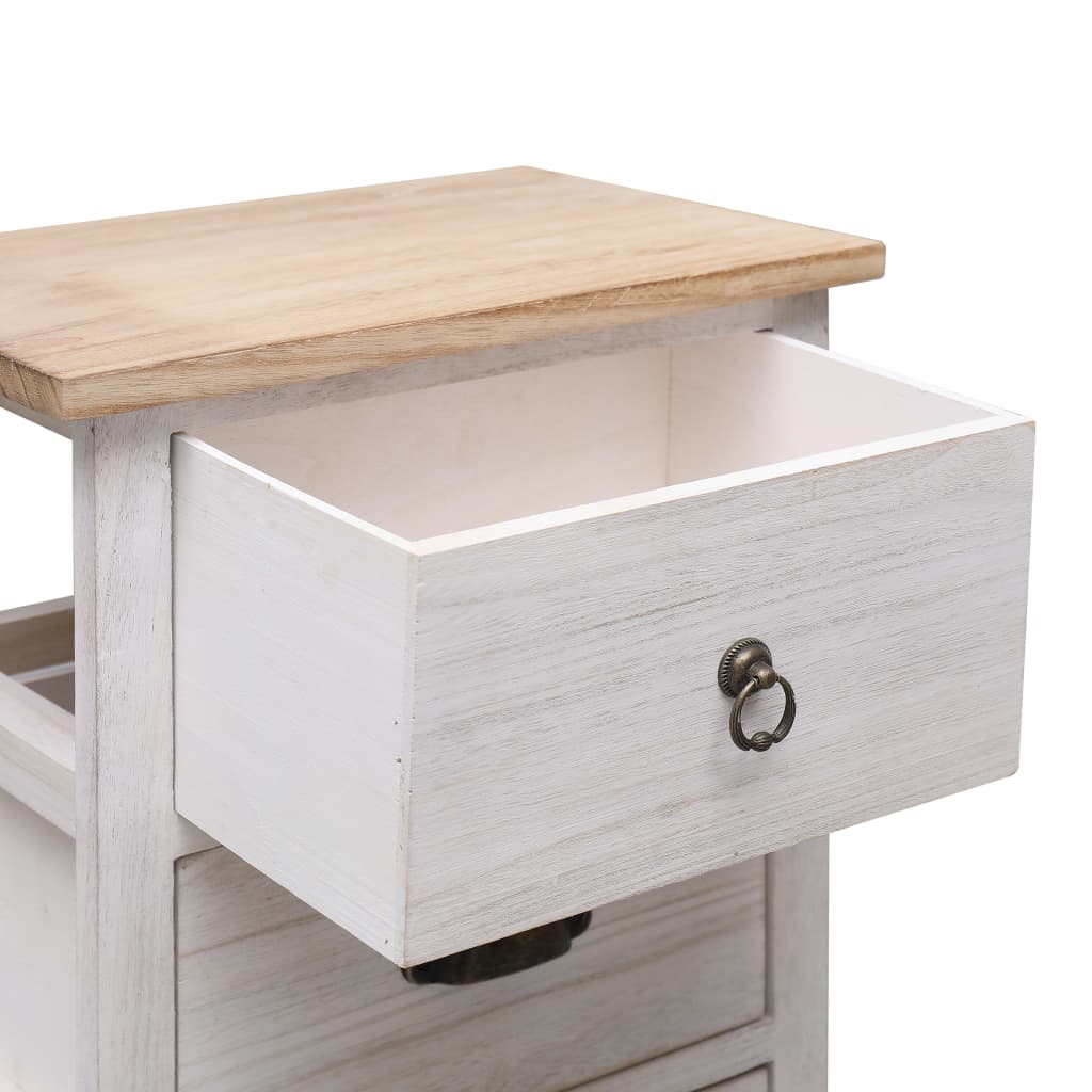 Mobiletto 35x25x57 cm in Legno di Paulownia - homemem39