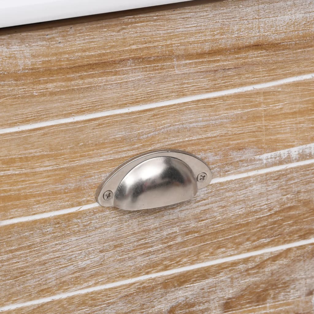 Panca da Ingresso 70x35x45 cm in Legno di Paulownia - homemem39