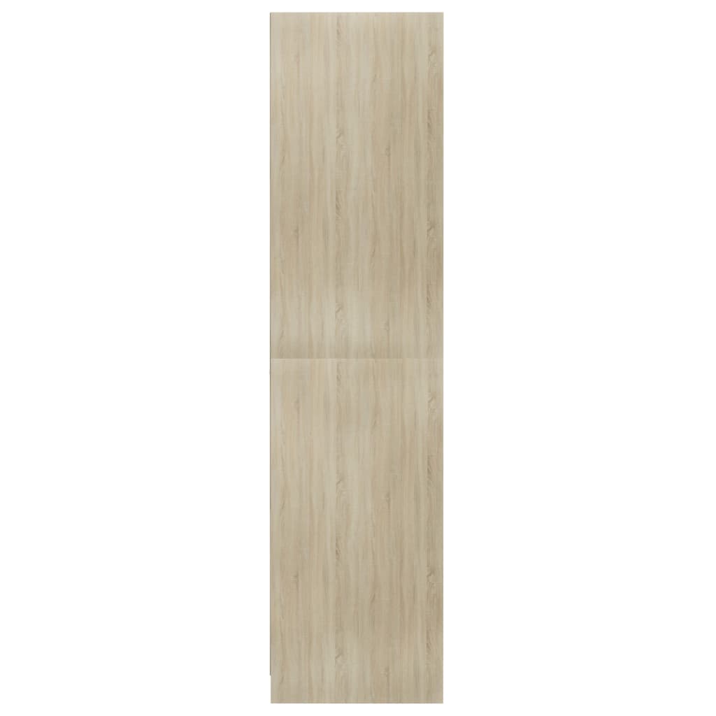 Armadio Rovere Sonoma 100x50x200 cm in Legno Multistrato - homemem39