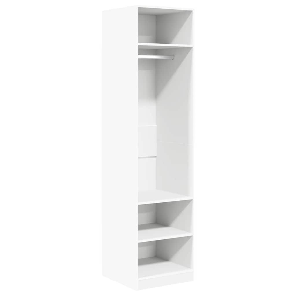 Armadio Bianco 50x50x200 cm in Legno Multistrato