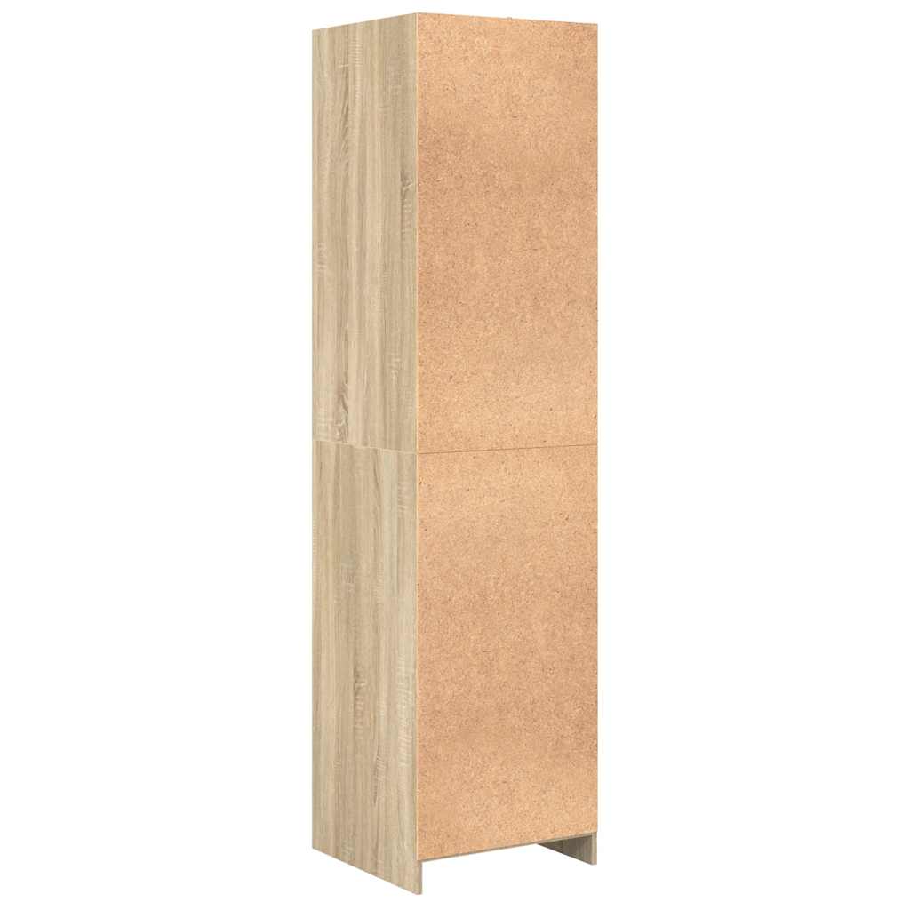 Armadio Rovere Sonoma 50x50x200 cm in Legno Multistrato - homemem39