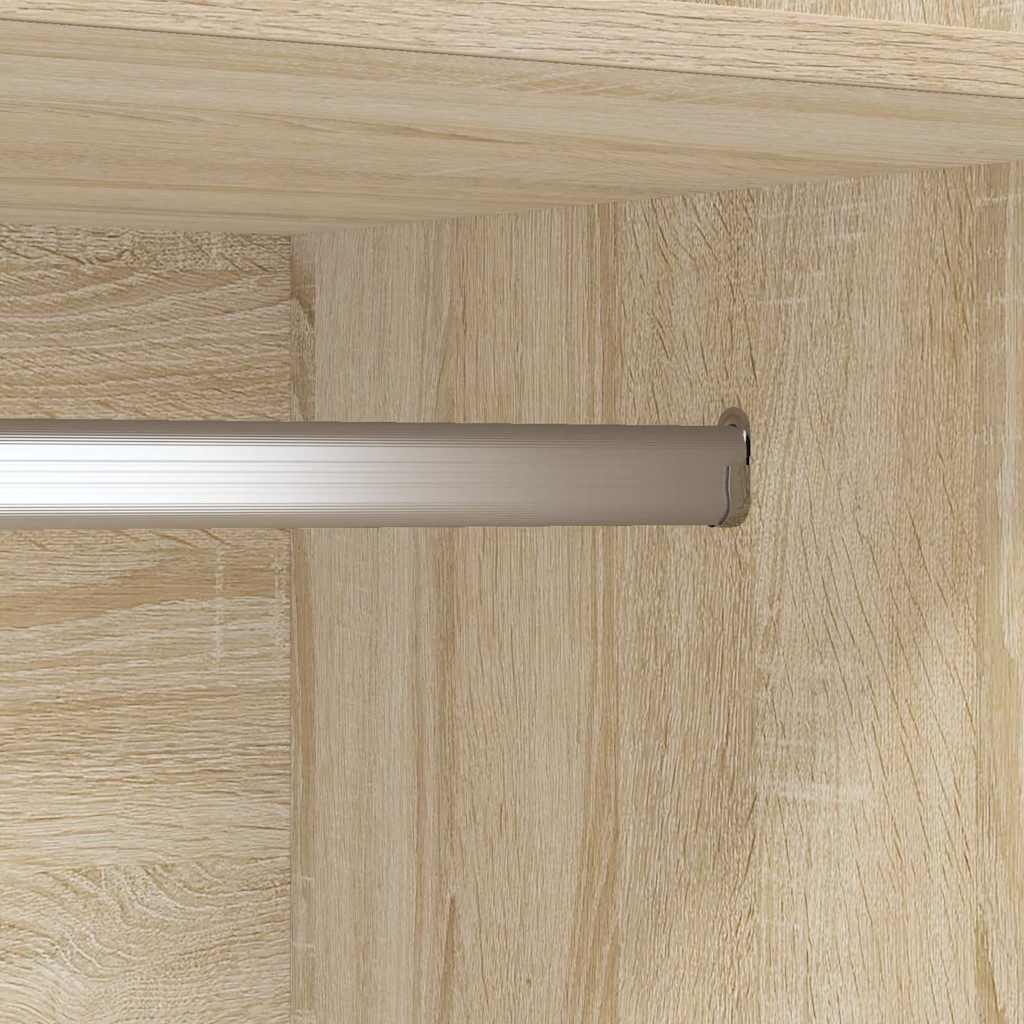 Armadio Rovere Sonoma 50x50x200 cm in Legno Multistrato - homemem39