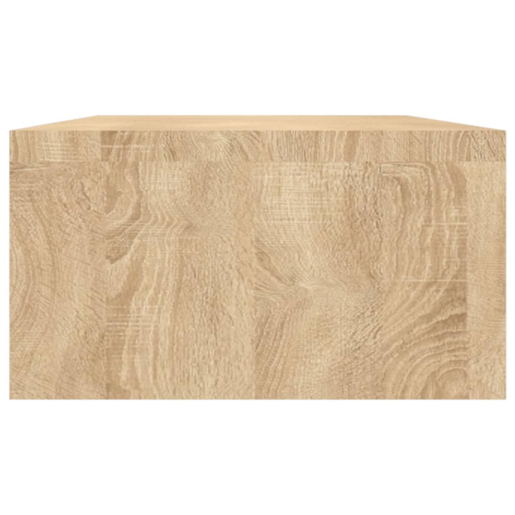Supporto Monitor Rovere Sonoma 100x24x13 cm Legno Multistrato - homemem39