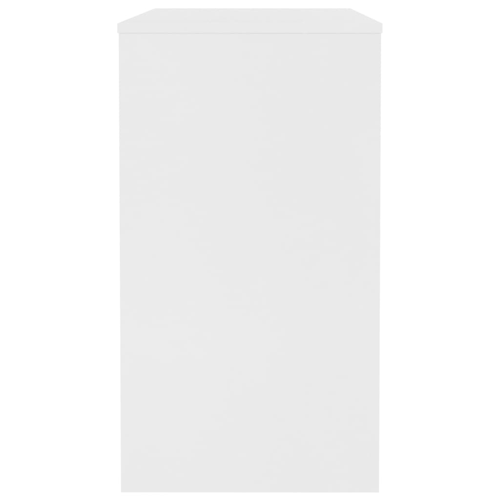 Scrivania Bianca 90x40x72 cm in Legno Multistrato - homemem39