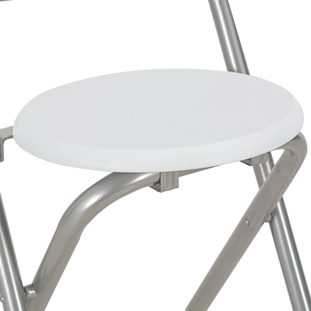 Set da Bar 3 pz con Mensole in Legno e Acciaio Bianco - homemem39