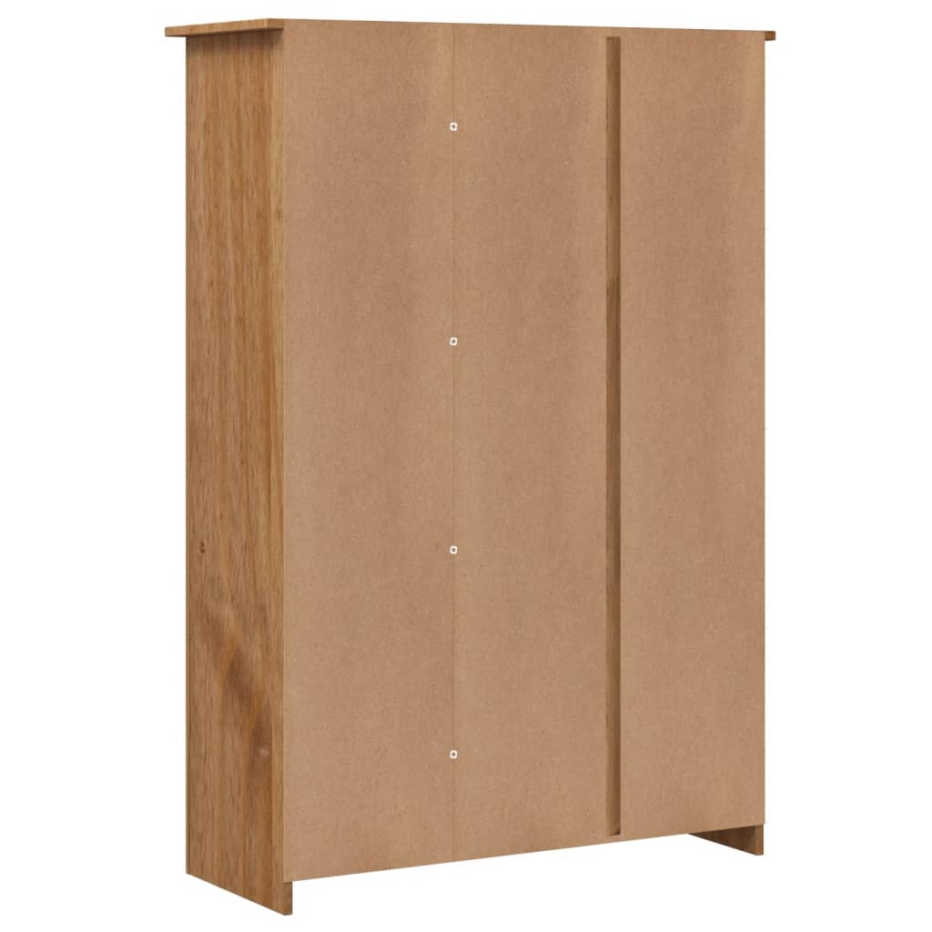 Armadio a 3 Ante 118x50x171,5cm Legno di Pino Panama Range - homemem39