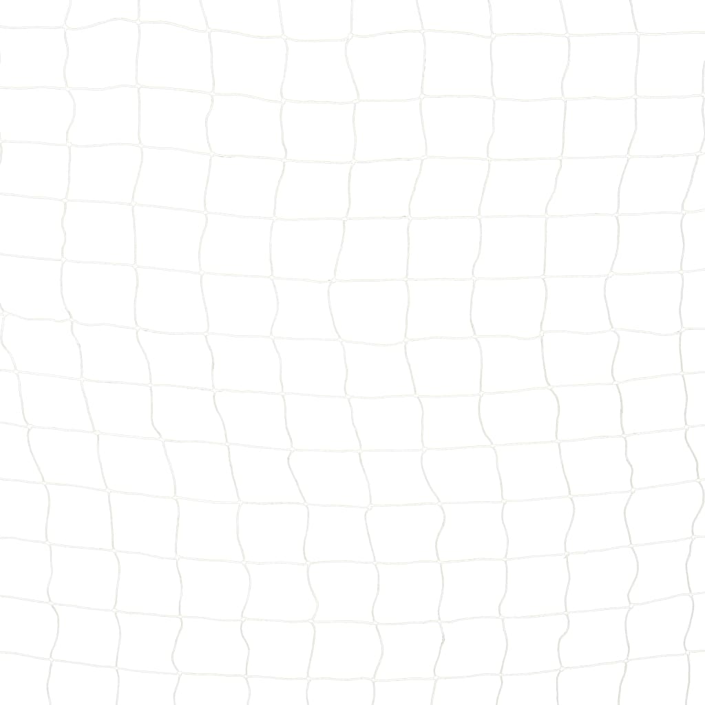 Porta da Calcio 300x160x90 cm in Metallo Bianco e Nero - homemem39