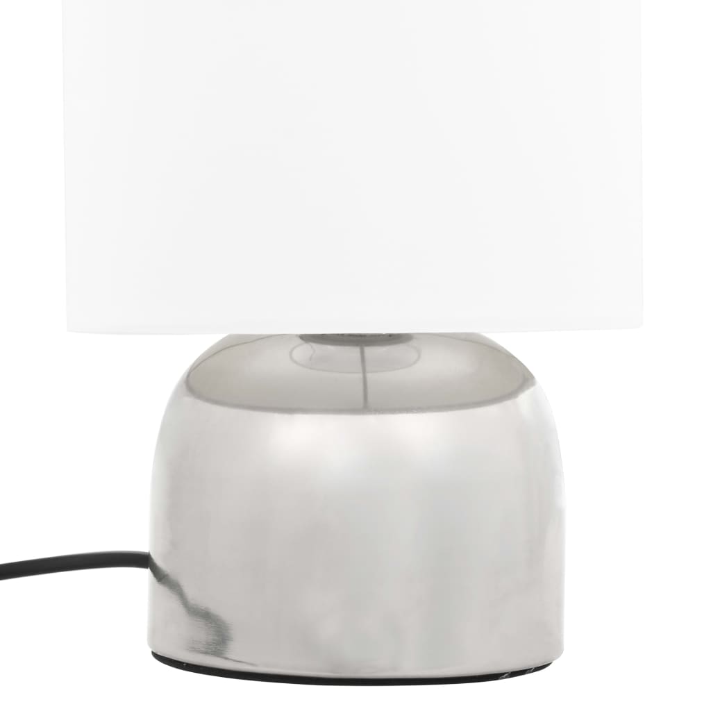 Lampade da Tavolo 2 pz Pulsanti Touch Bianche E14 | homemem39