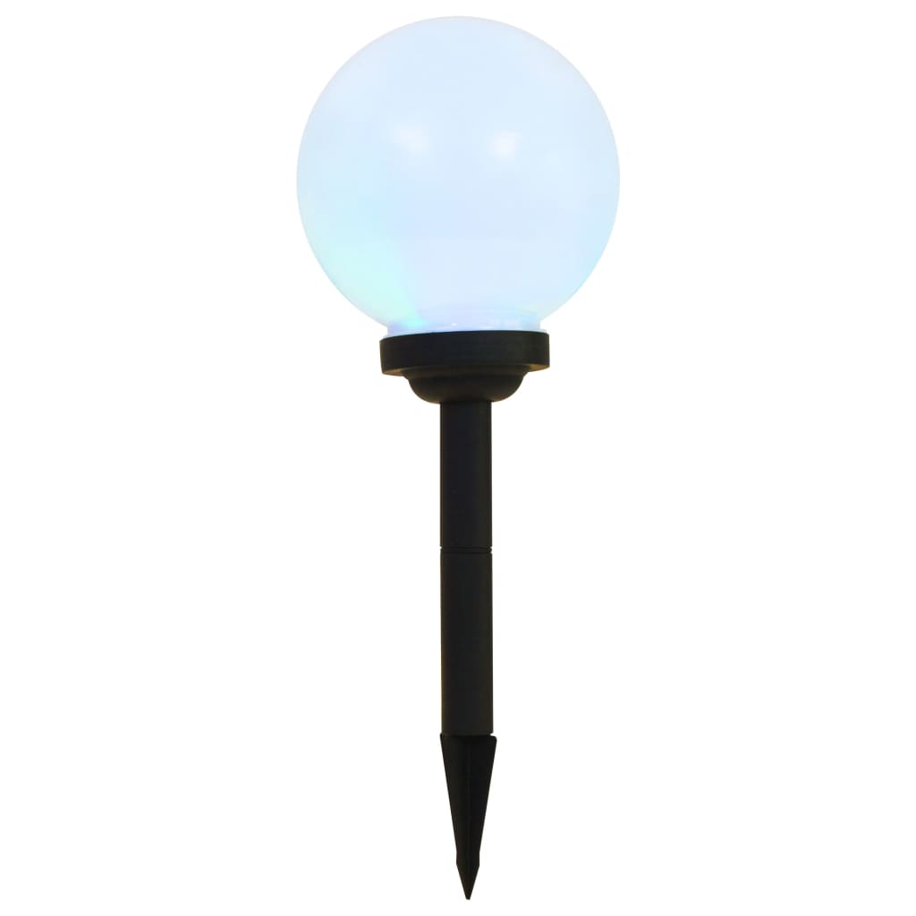 Lampade Solari da Esterno 6 pz LED Sferiche 20 cm RGB - homemem39