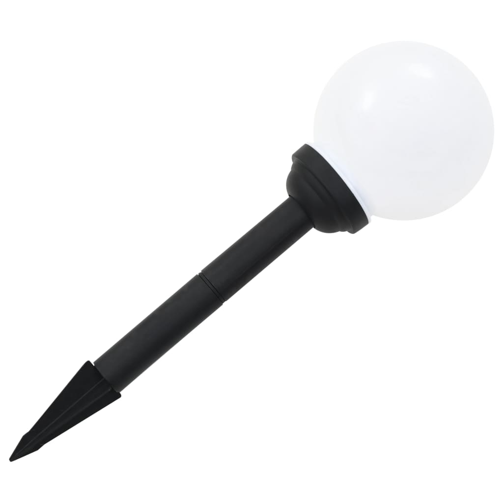 Lampade Solari da Esterno 6 pz LED Sferiche 20 cm RGB - homemem39