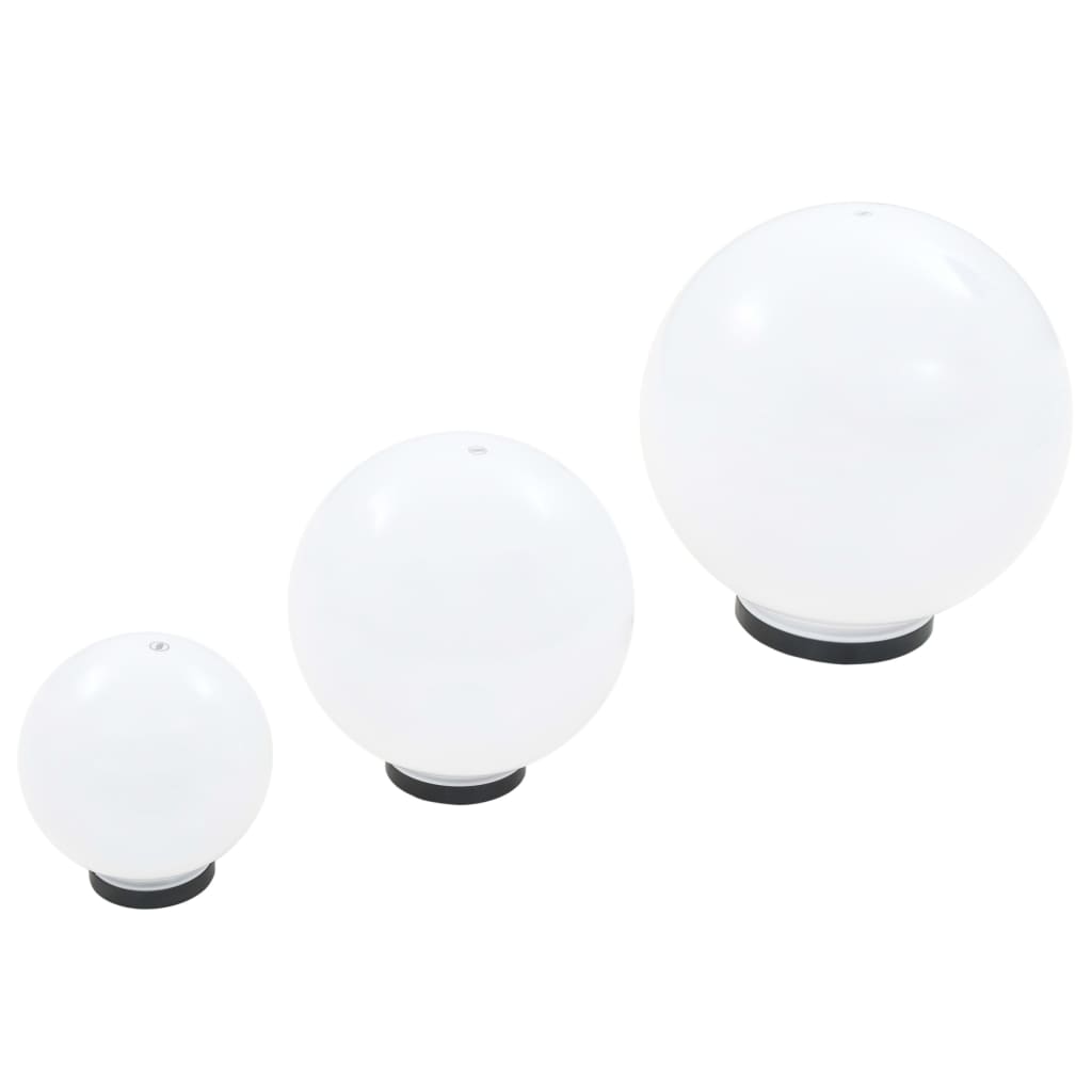 Set Lampade a LED Sferiche 6 pz 20/30/40 cm in PMMA - homemem39