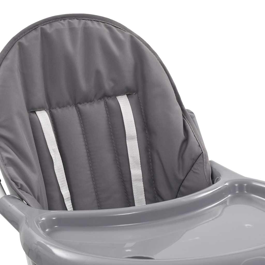 Seggiolone Pappa per Bambini Grigio e Bianco - homemem39