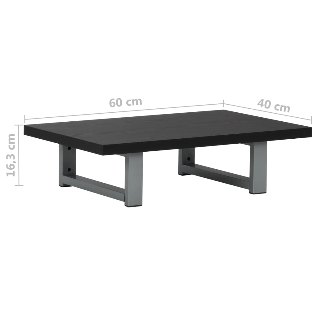 Mobile da Bagno Nero 60x40x16,3 cm | homemem39