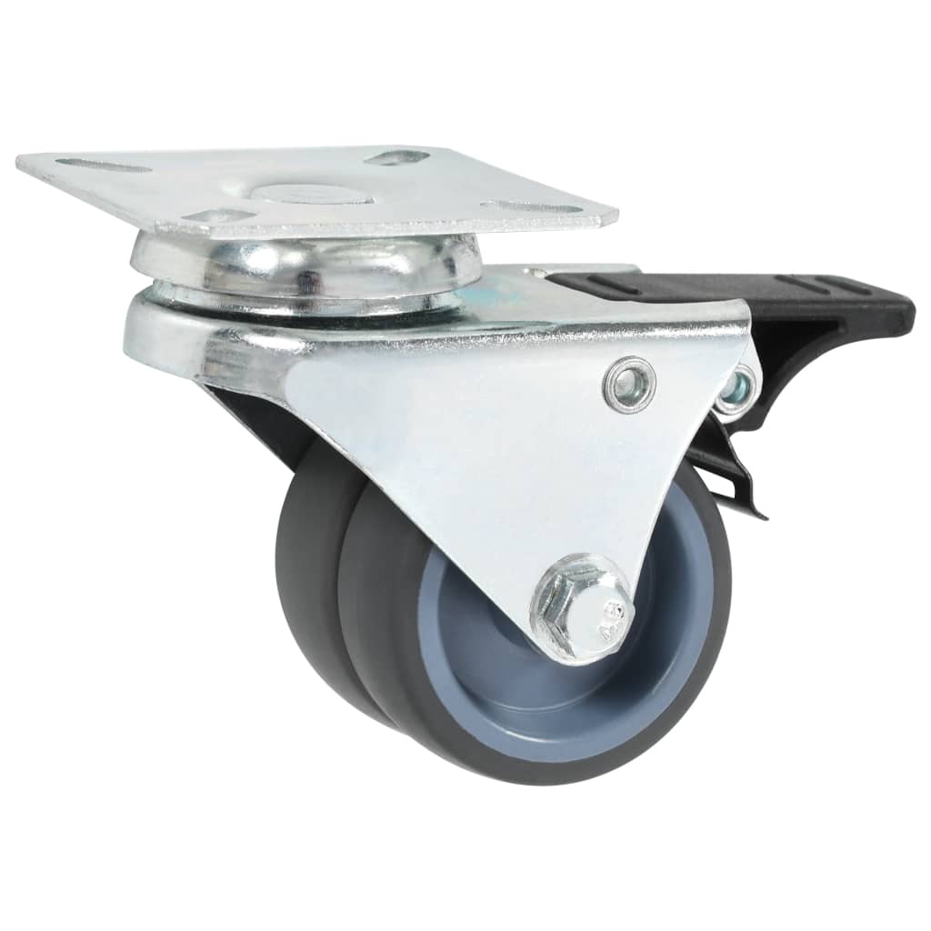 Ruote Girevoli Gemellate 12 pz 50 mm - homemem39