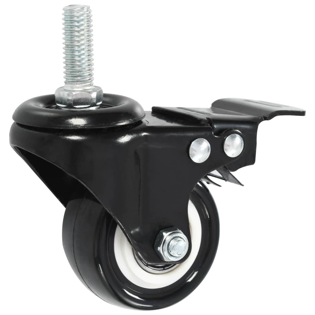 Ruote Girevoli con Freni 24 pz 50 mm - homemem39
