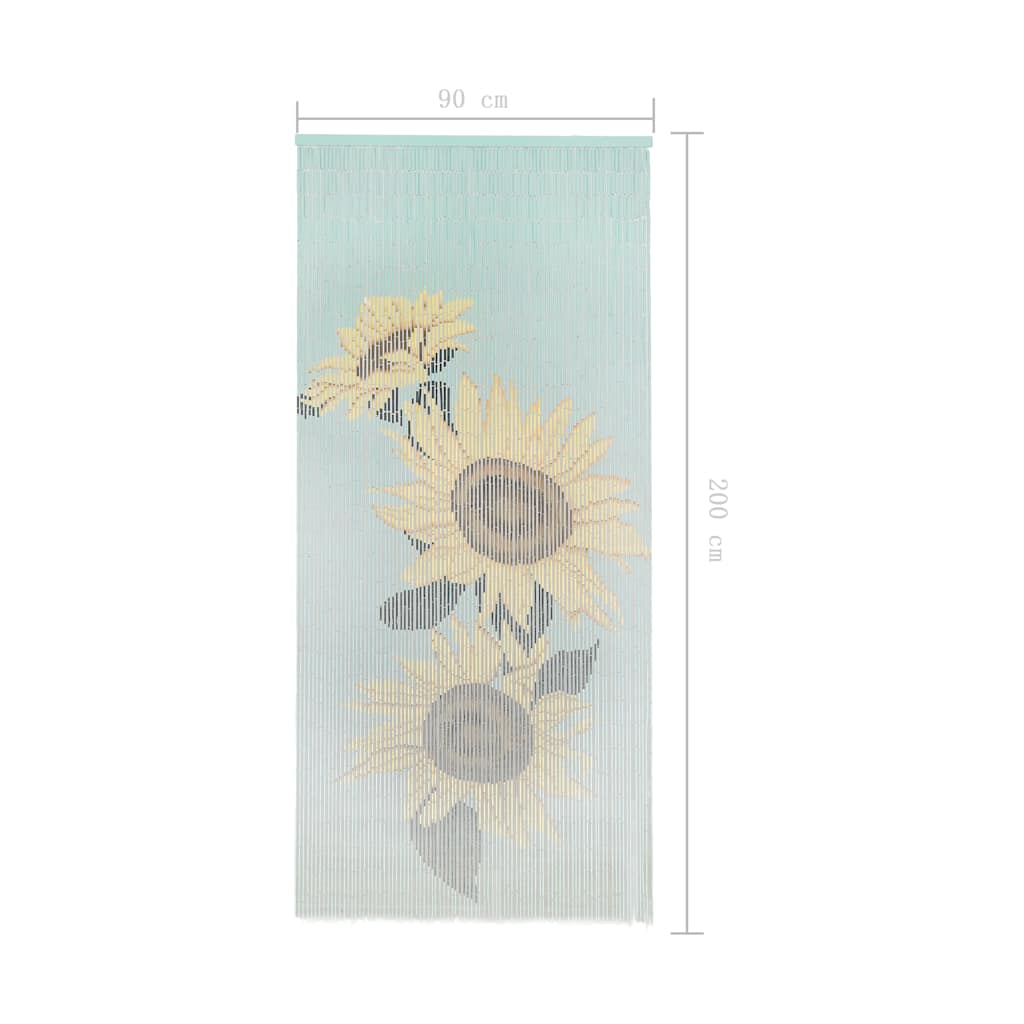 Tenda Antimosche per Porte in Bambù 90x200 cm - homemem39